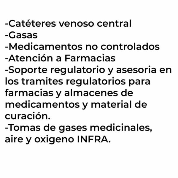 Material de Curacion y Servicios